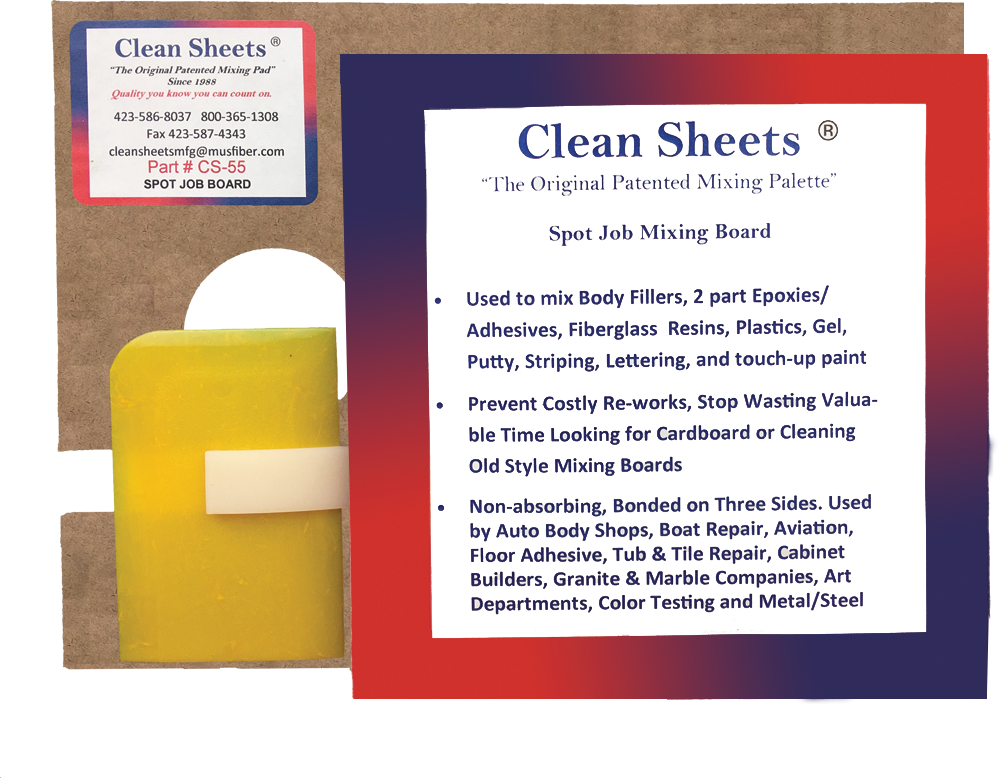 Clean Sheets CS-55 5X5 Mixing Board