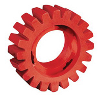 Dynabrade Red Eraser Wheel 92255