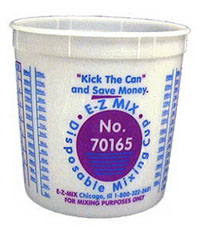 E-Z Mix Plastic Mixing Cups (5 Quart)