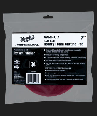 Meguiars Soft Buff Rotary Foam Cutting Pad WRFC7