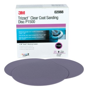 3M Trizact p1500 Clearcoat Sanding Disc 02088