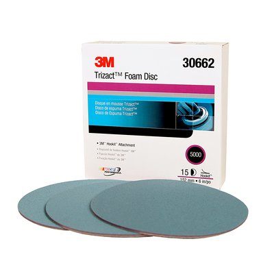 3M Trizact Hookit Foam Disc 6in P5000 30662
