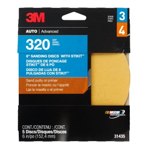 3M 31435 Gold Disc 6 Inch 320 Grit