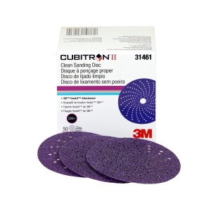 MMM-31461-cubitron-ii-clean-sanding-hookit-abrasive-disc-3-inch-220-grade