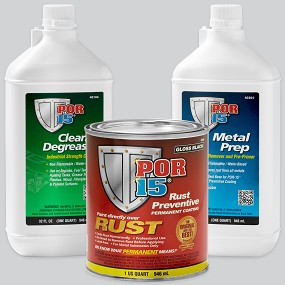 POR15 SILVER Rust Preventive Paint (946ml) US Quart