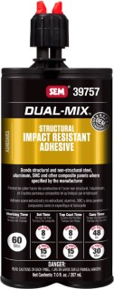 SEM Dual-Mix Structural Impact Resistant Adhesive 39757