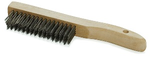 Titan Stainless Steel Shoe Horn Wire Brush 41228