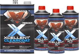 Excel Auto Body Products 850 Xcellent Clear Gallon Kit