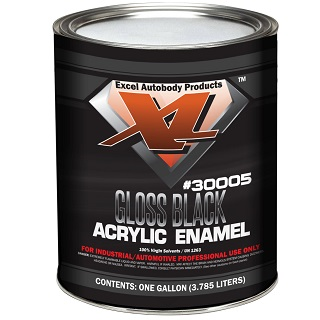 X-L-Arylic-Enamel-GlossBlack-Gallon-30005