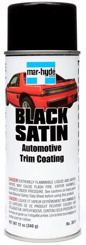 Mar-Hyde™ Black Satin Automotive Trim Coating